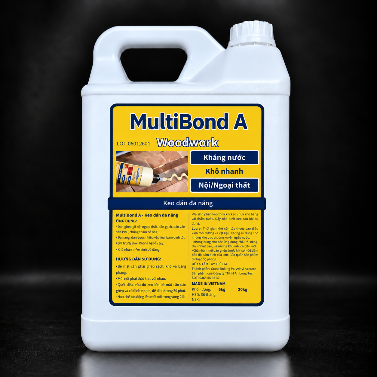 Keo dán gỗ đa năng Multibond A