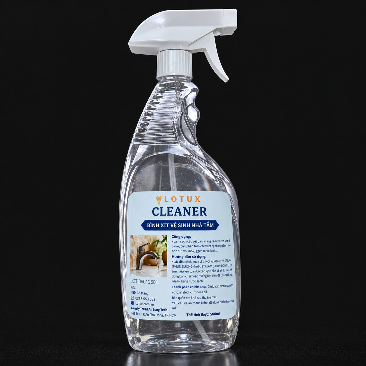 Bình Xịt Vệ Sinh Nhà Tắm Lotux Clearer