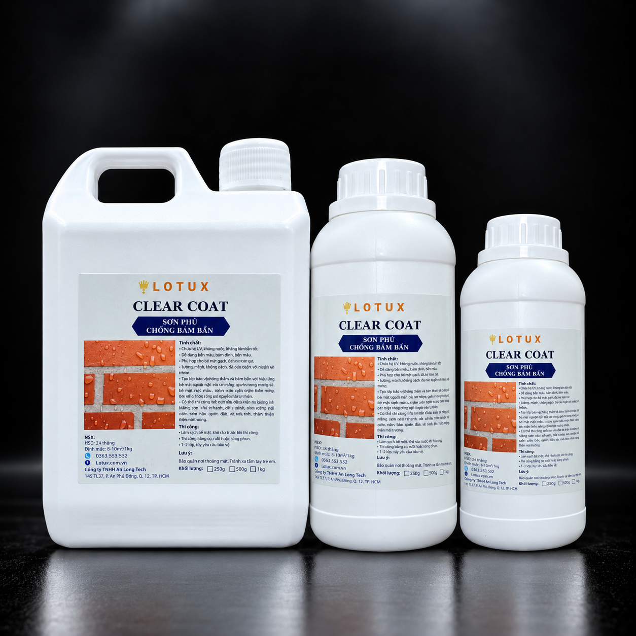 Sơn phủ chống bám bẩn Lotux Clear Coat