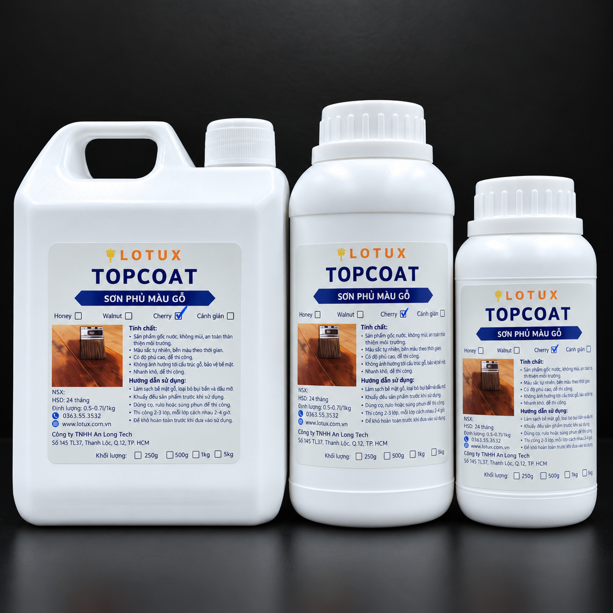Sơn phủ màu gỗ Lotux TopCoat