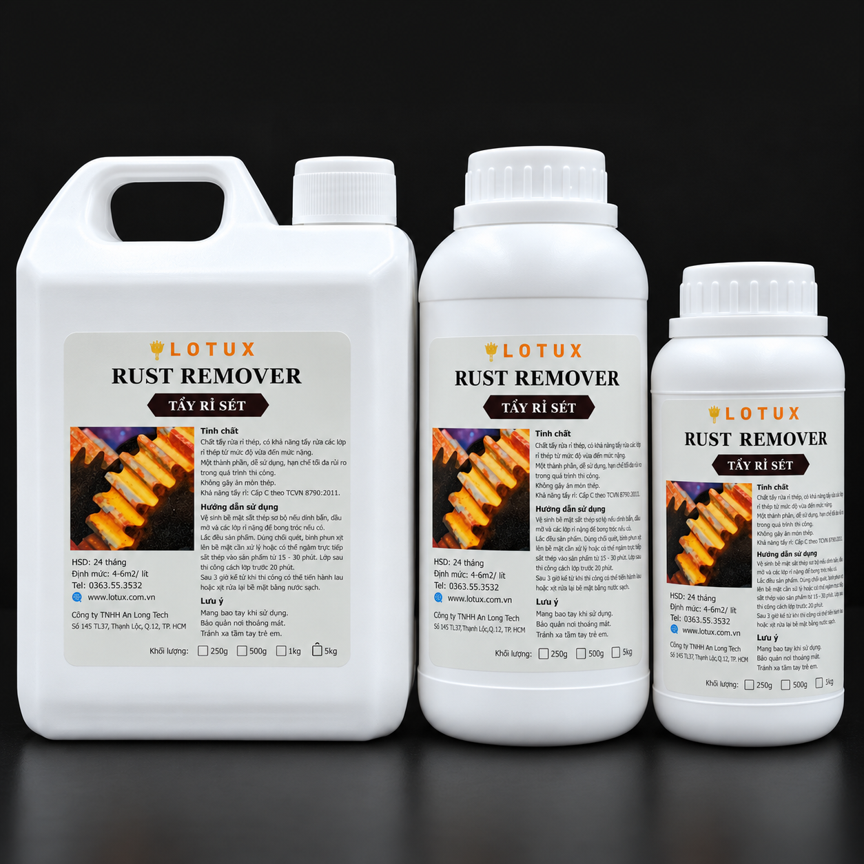 Nước tẩy rỉ sét Lotux RUST REMOVER