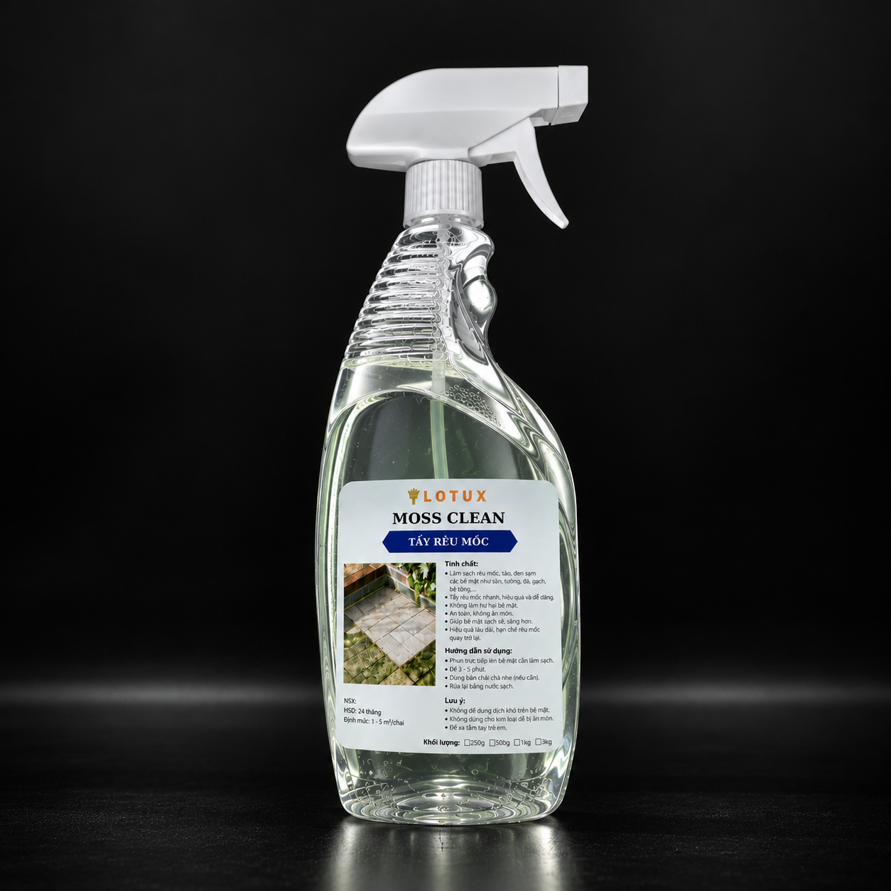 LOTUX MOSS CLEAN Dung Dịch Tẩy Rêu Mốc